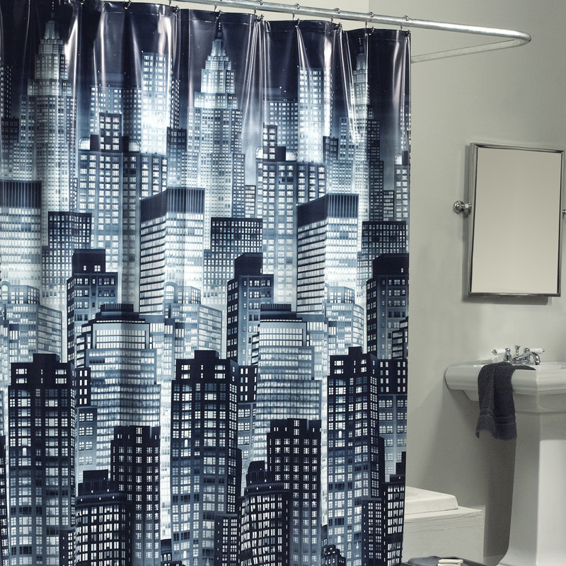 Wrought Studio Hedy Vinyl Single Shower Curtain & Reviews Wayfair